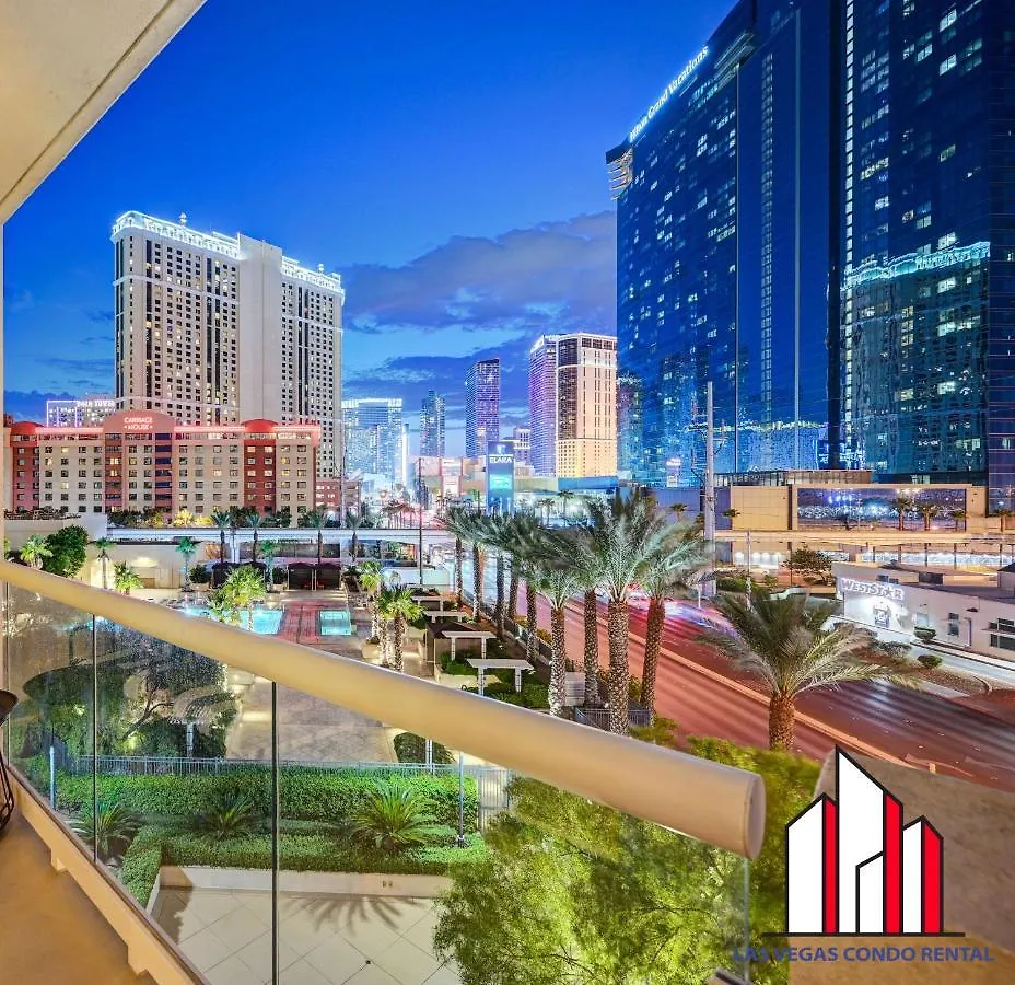 Mgm Signature-03-821 1Br2Ba F1 Strip View Balcony Las Vegas