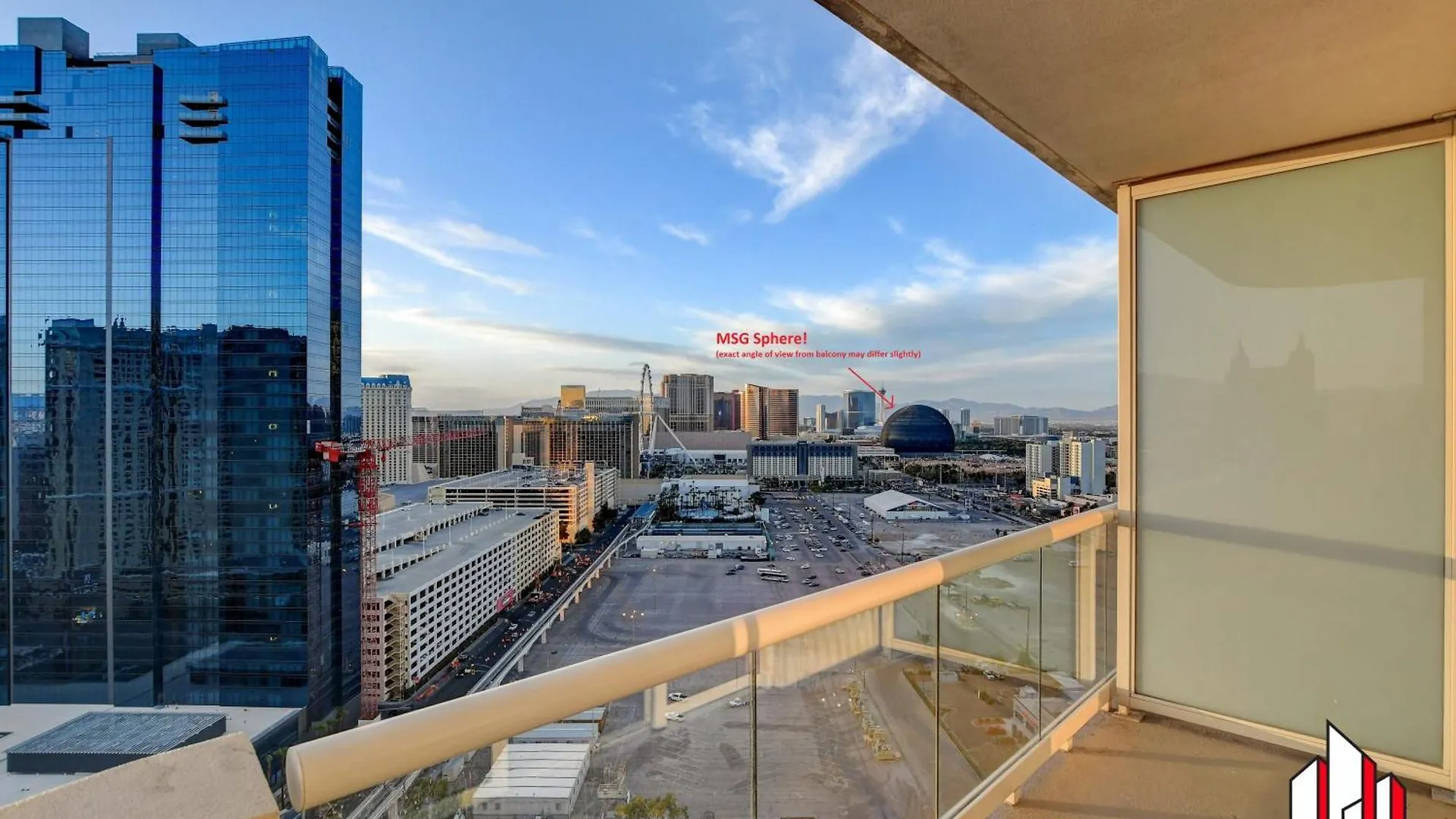 Semesterbostad Mgm Signature-03-821 1Br2Ba F1 Strip View Balcony Las Vegas
