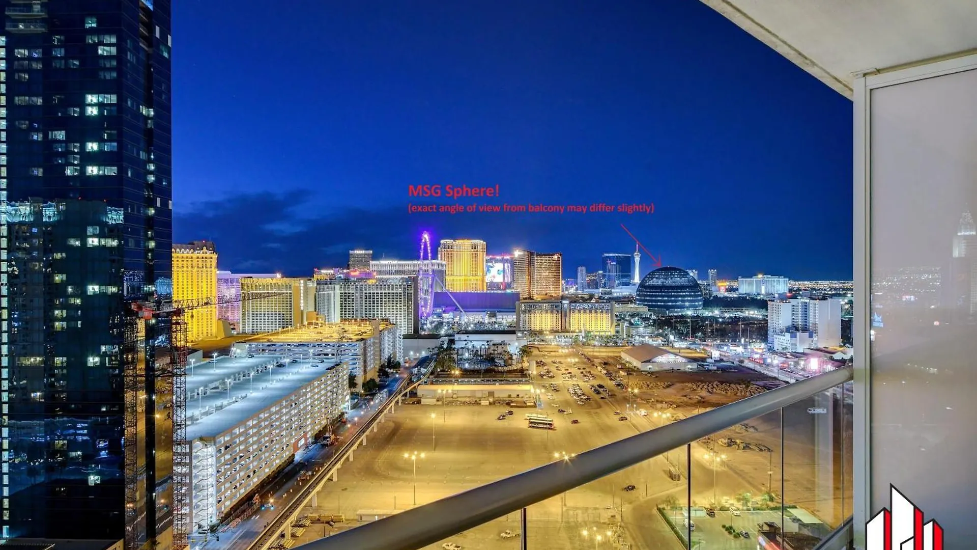Mgm Signature-03-821 1Br2Ba F1 Strip View Balcony Las Vegas